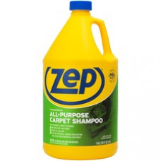 Zep Commercial Extractor Carpet Shampoo Concentrate - Concentrate - 1 gal (128 fl oz) - 4 / Carton - Blue