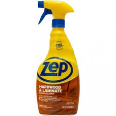 Zep Commercial PRO Hardwood & Laminate Floor Cleaner - Spray - 0.25 gal (32 fl oz) - Fresh ScentBottle - 1 Each - Blue