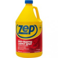 Zep Commercial High Traffic Carpet Cleaner - Liquid - 1 gal (128 fl oz) - 1 Each - Red