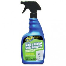 Zep No-Scrub Mold/Mildew Remover - Spray - 32 fl oz (1 quart) - 12 / Carton - Blue