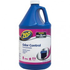 Zep Commercial Odor Control Concentrate - Liquid - 1 gal (128 fl oz) - Fresh, Lemon ScentBottle - 1 Each - Blue