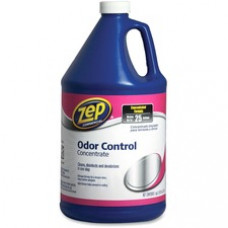 Zep Commercial Odor Control Concentrate - Concentrate Liquid - 1 gal (128 fl oz) - Fresh Scent - 4 / Carton - Blue