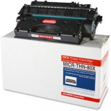 microMICR Remanufactured HP 80X MICR Toner Cartridge - Laser - High Yield - 6900 Pages - Black - 1 Each