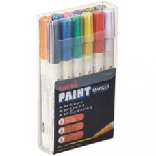 uni® uni-Paint PX-21 Oil-Based Paint Marker - Fine Marker Point - Multi Oil Based Ink - 12 / Pack