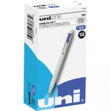 uni® ONE Gel Pen - Medium Pen Point - 0.7 mm Pen Point Size - Blue Gel-based Ink - 1 Dozen