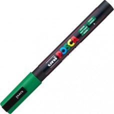 uni® Posca PC-3M Paint Markers - Fine Marker Point - Green Water Based, Pigment-based Ink - 6 / Pack