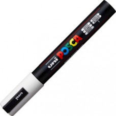 uni® Posca PC-5M Paint Markers - Medium Marker Point - White Water Based, Pigment-based Ink - 6 / Pack